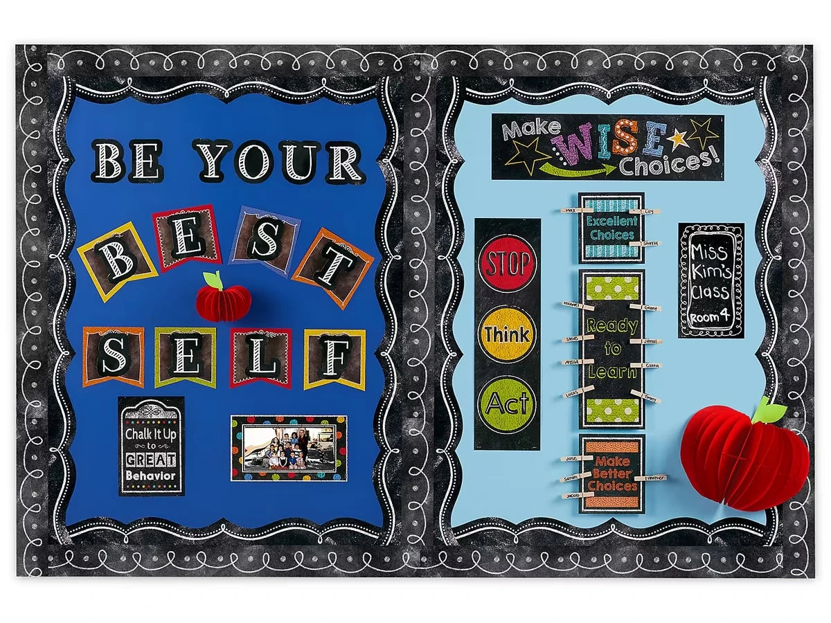 Chalk It Up! Dot & Loop Border - US 1148