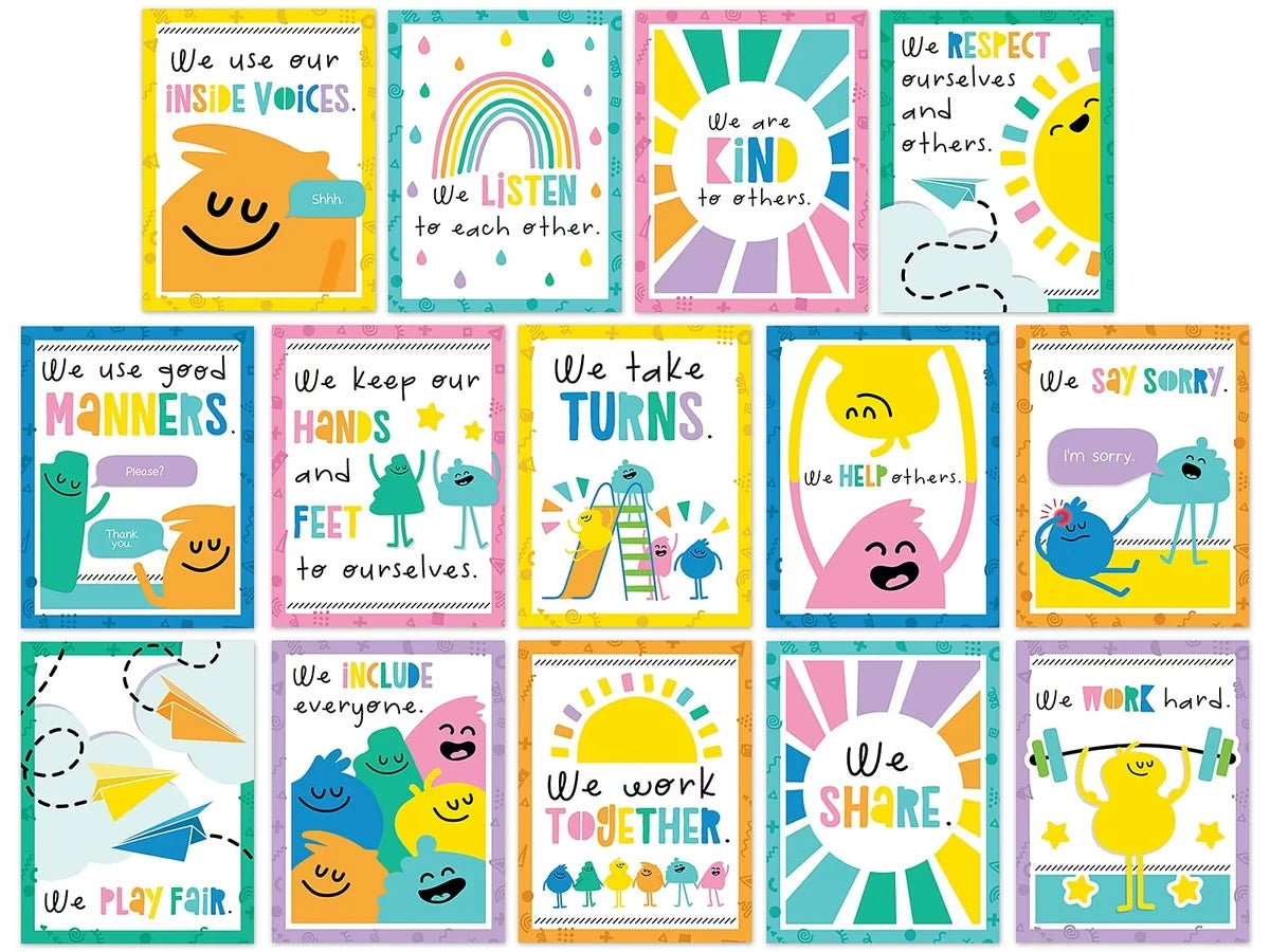Happy Place Motivational Mini Poster Pack - US 9510