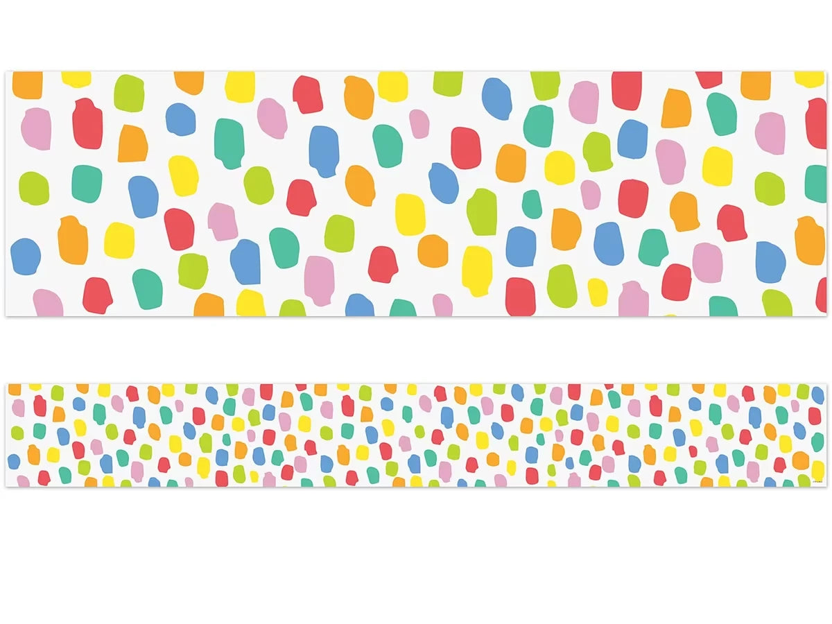 Colorful Messy Dot Border - US 5363