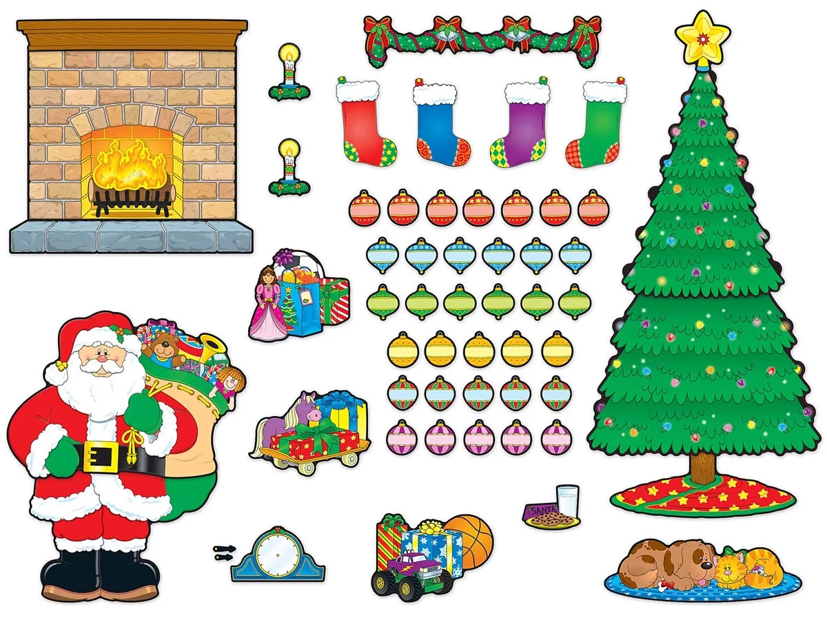 Christmas Scene Bulletin Board Set - US 1650