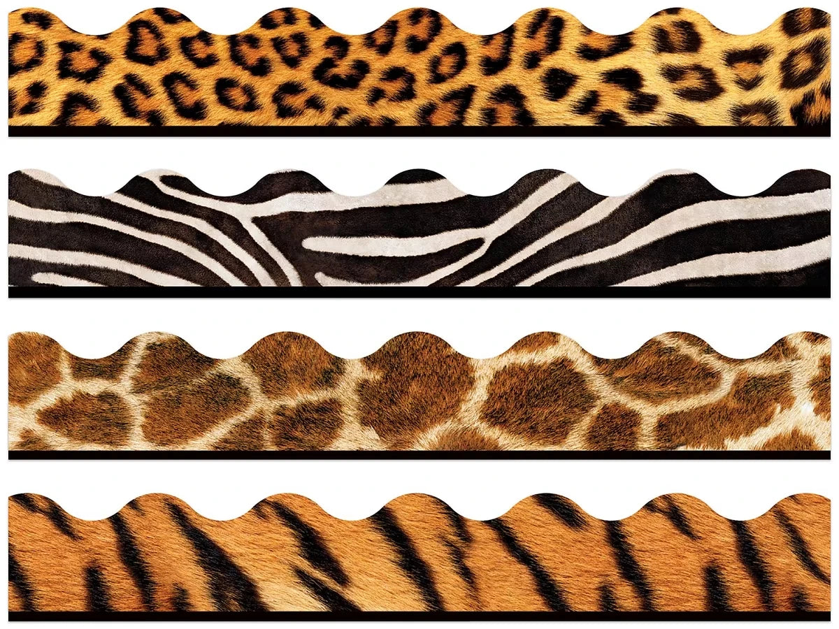 Animal Print Scalloped Borders - Variety Pack - US 1675