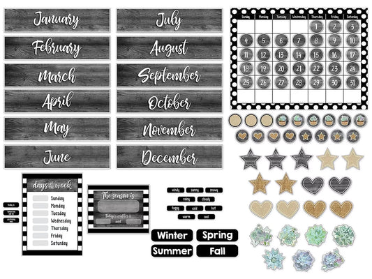 Simply Stylish Calendar Bulletin Board Set - US 1290