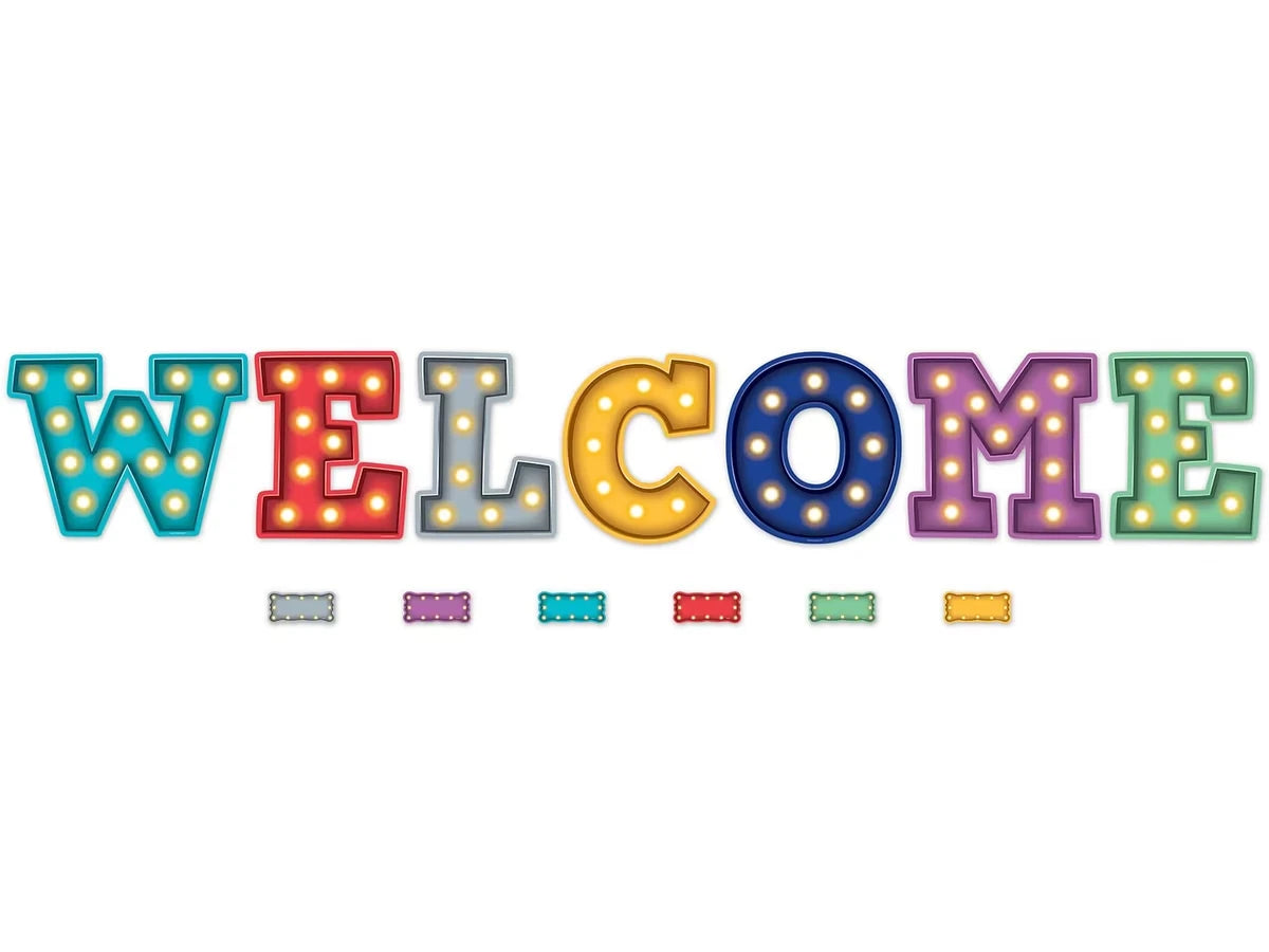 Marquee Welcome Bulletin Board Set - US 4221