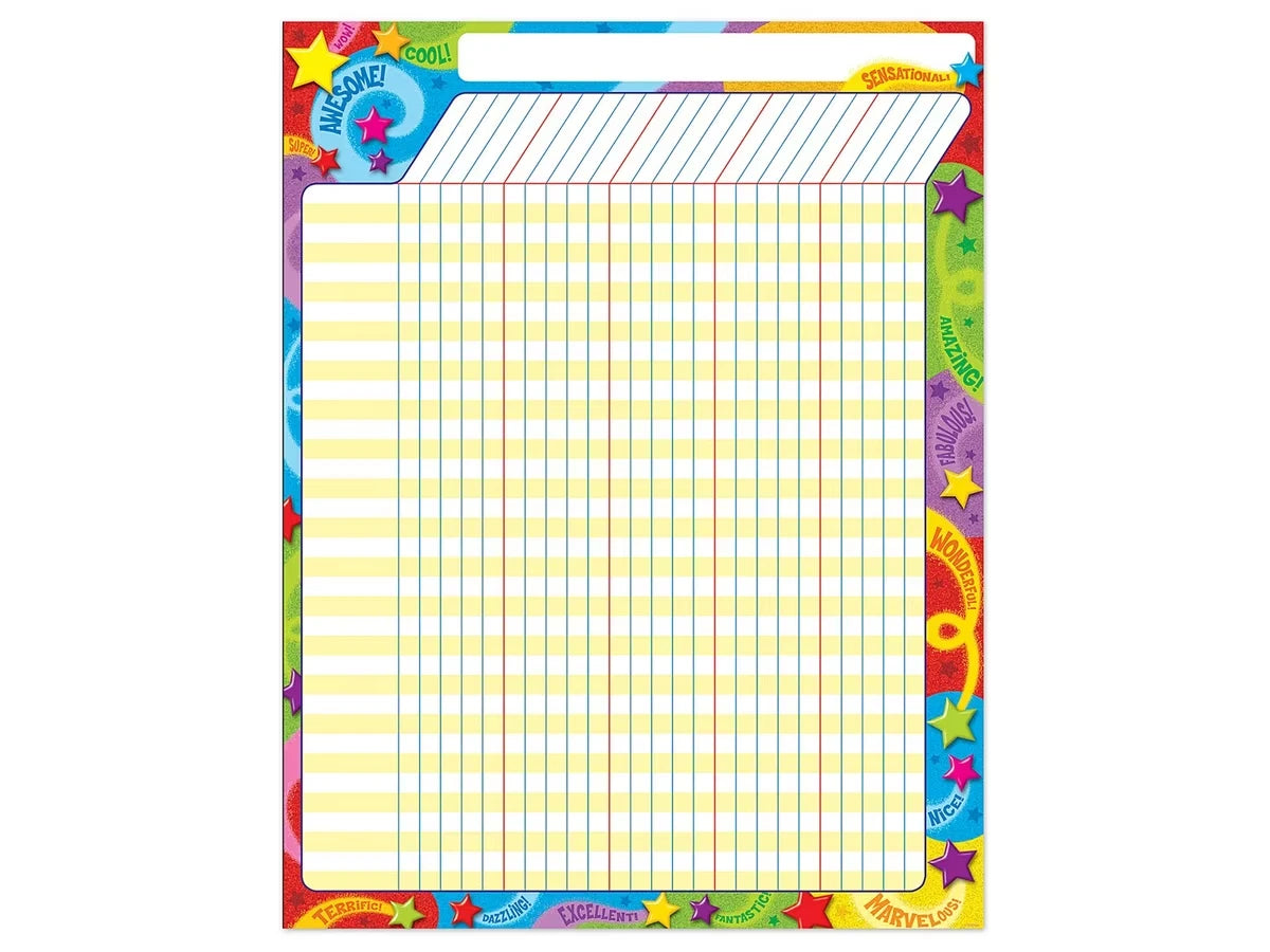 Superstars Incentive Chart - US 9944