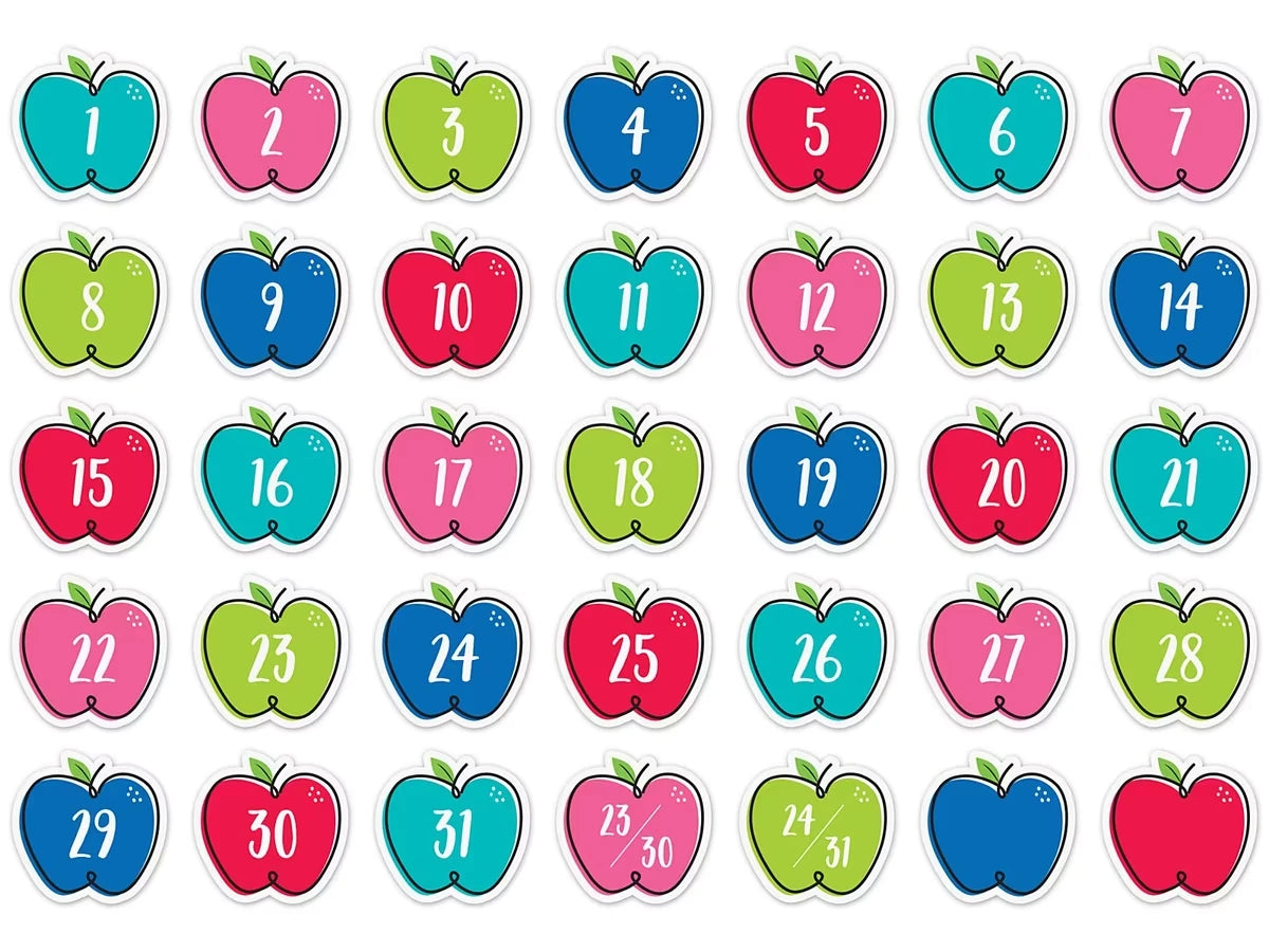 Doodle Apple Calendar Mini Accents - US 1644