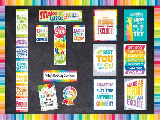 Painted Palette Behavior Management Bulletin Board Set - US 4597