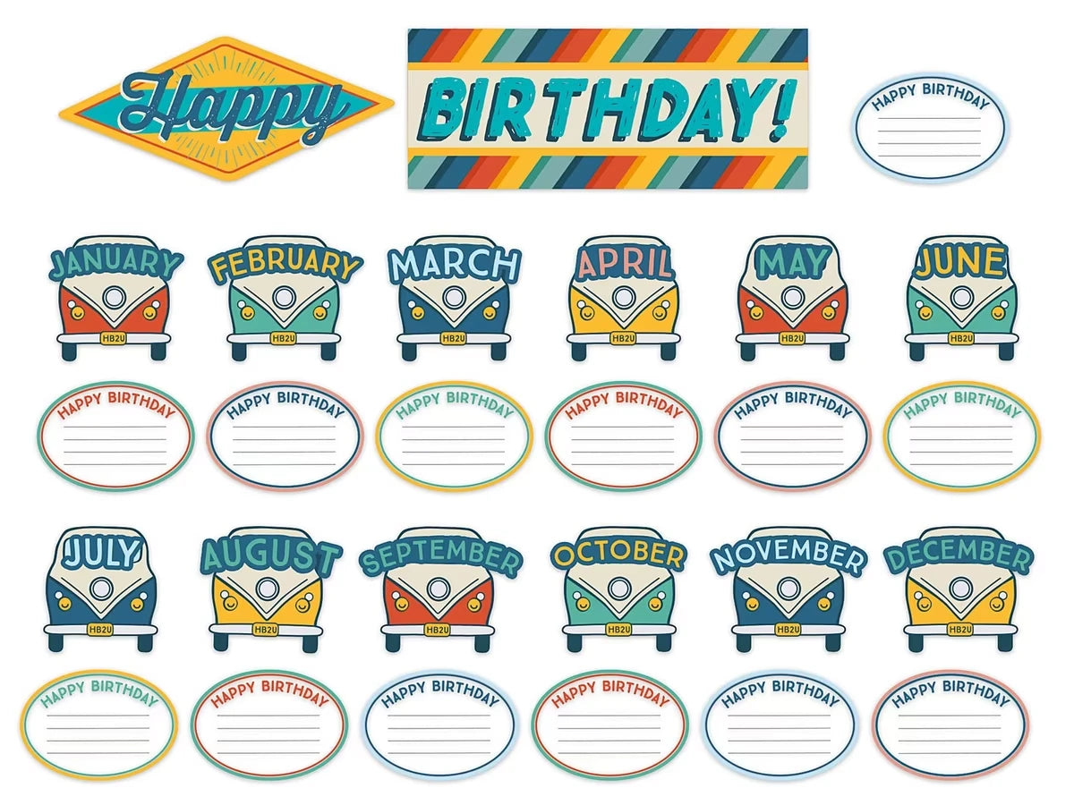 Adventurer Birthday Bulletin Board Set - US 8873