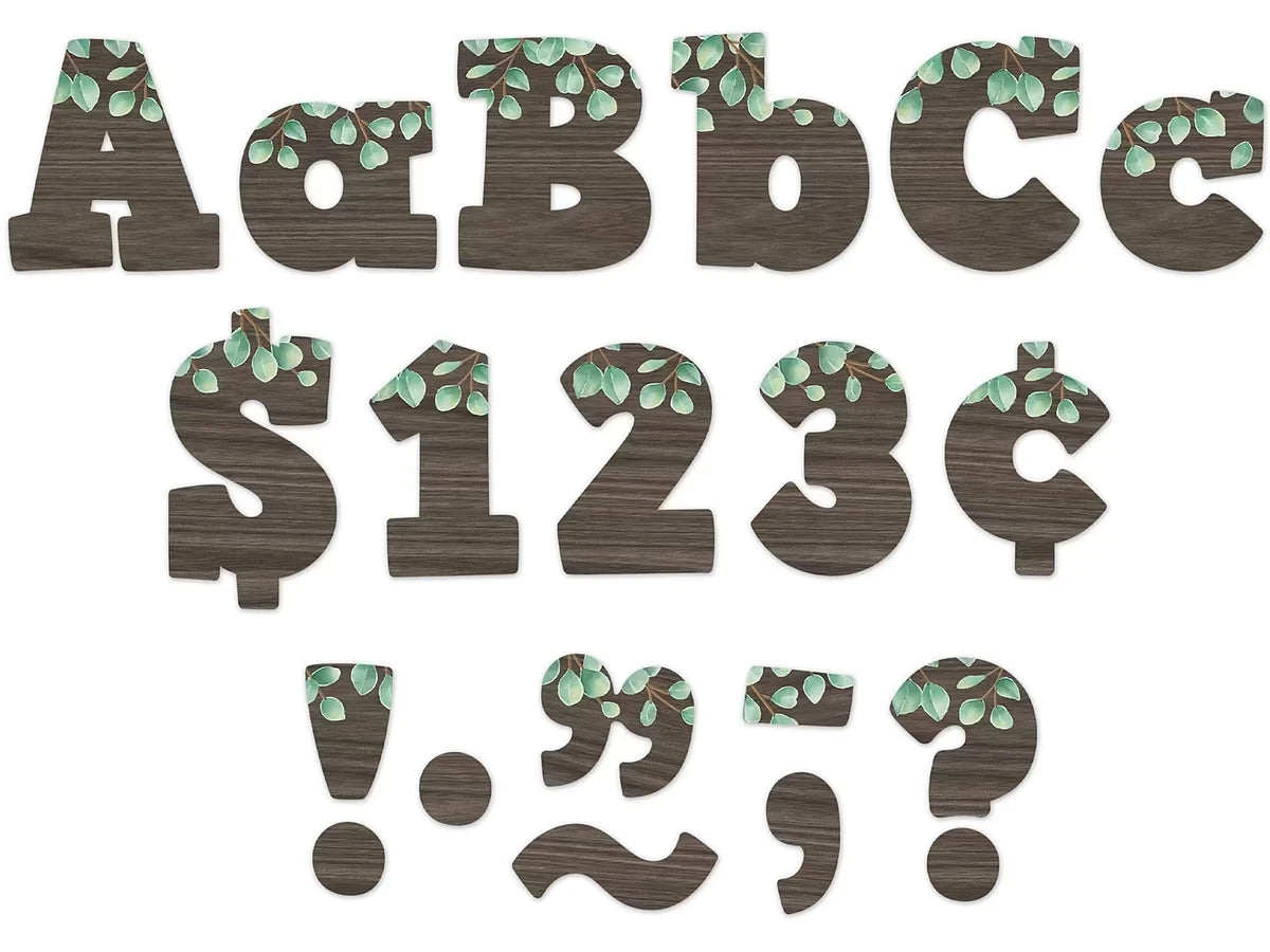 Eucalyptus 4" Punch-Out Letters - US 1519