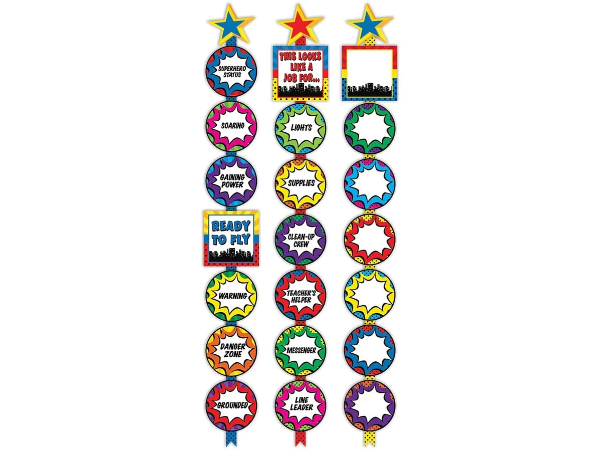 Superhero Classroom Management Bulletin Board Set - US 4740