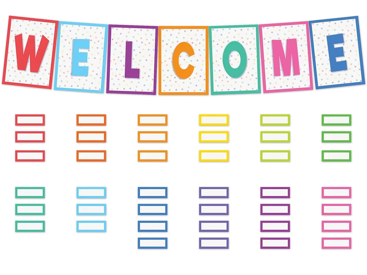 Colorful Welcome Bulletin Board Set - US 1627