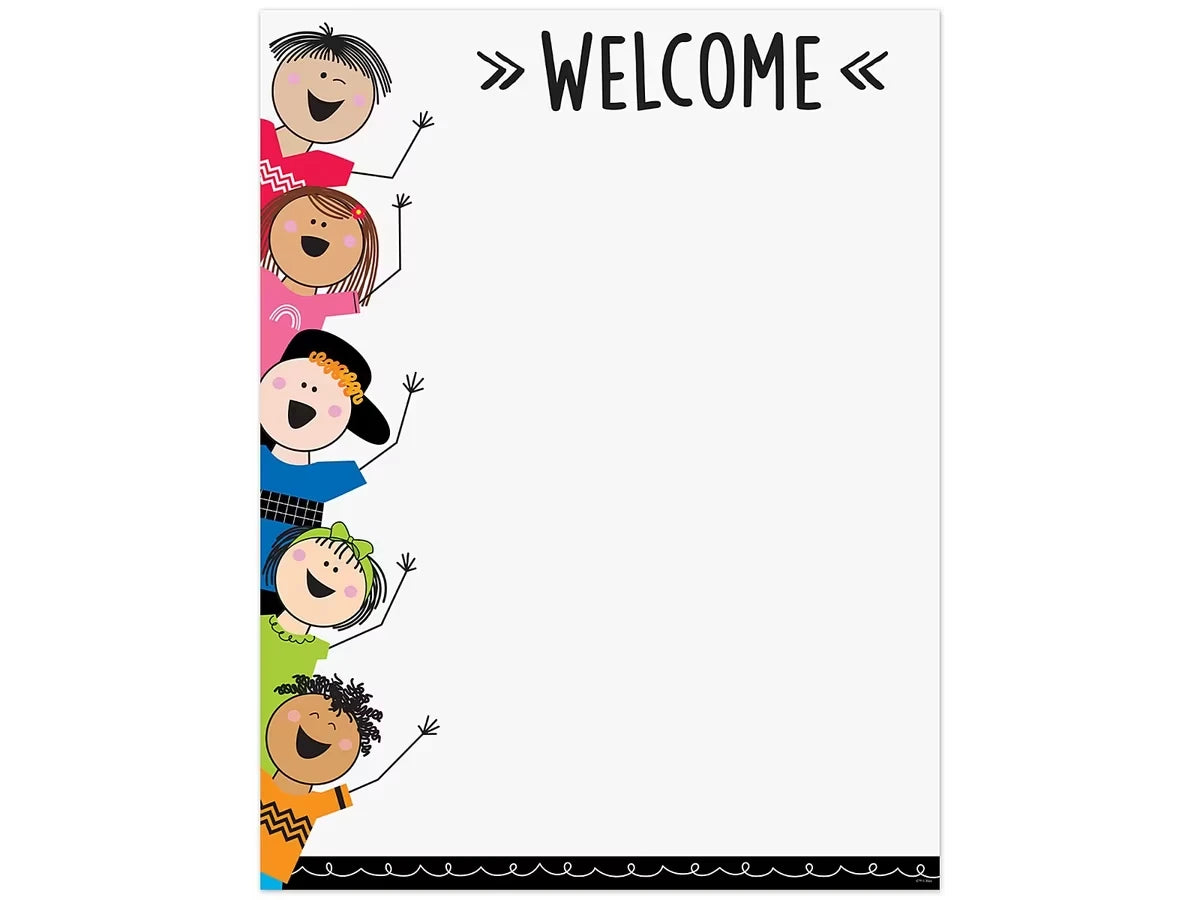 Stick Kids Welcome Poster - US 4587