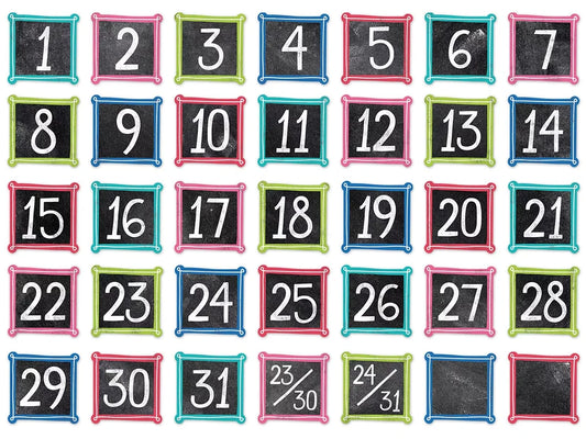 Chalk It Up! Calendar Mini Accents - US 4294