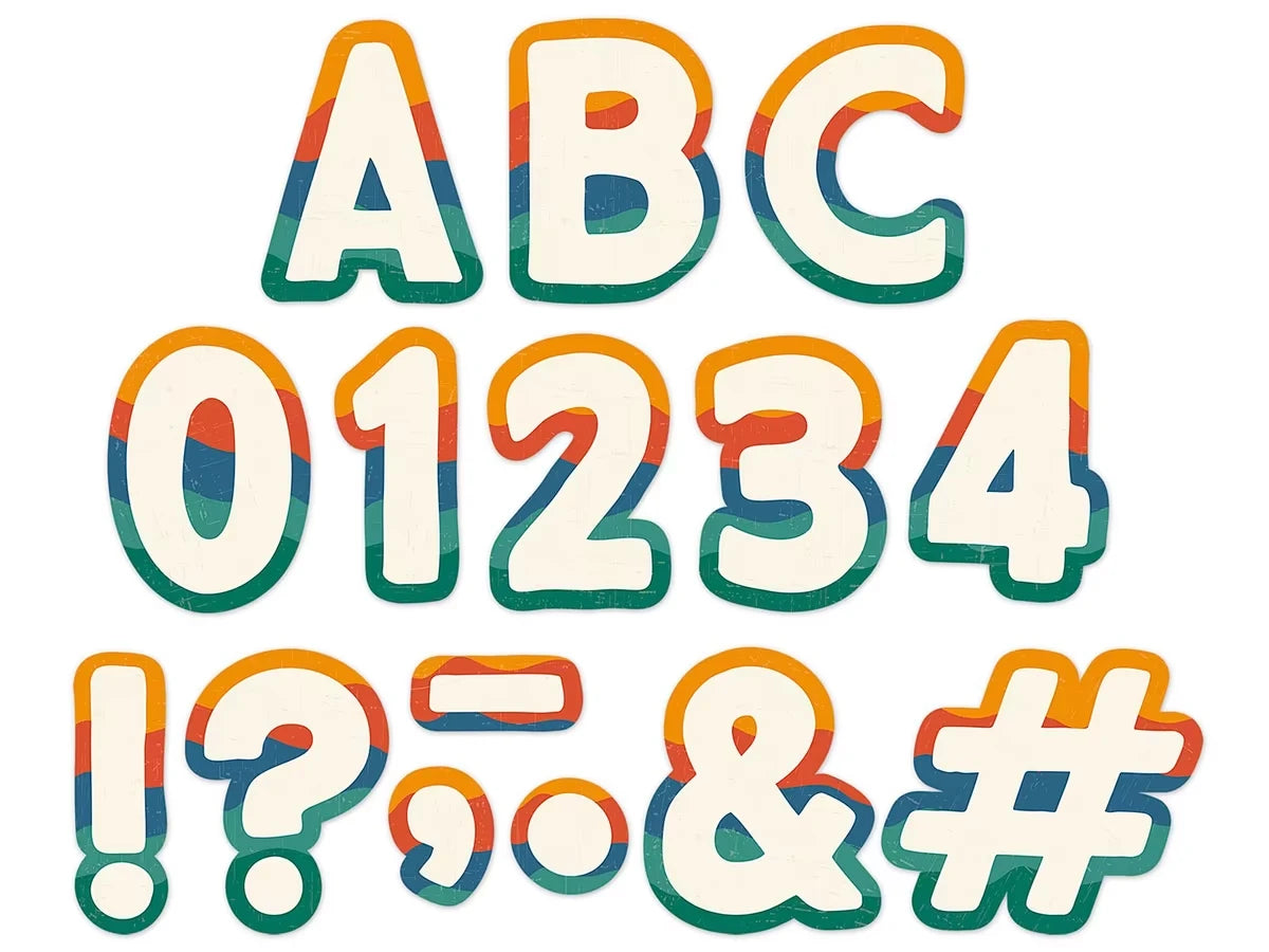 Adventurer 3 3/4" Punch-Out Letters - US 8603