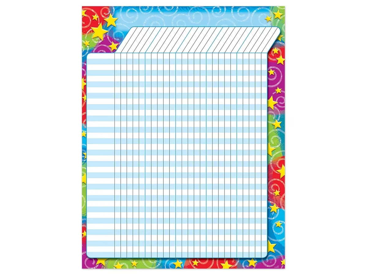 Stars & Swirls Incentive Chart - US 8472