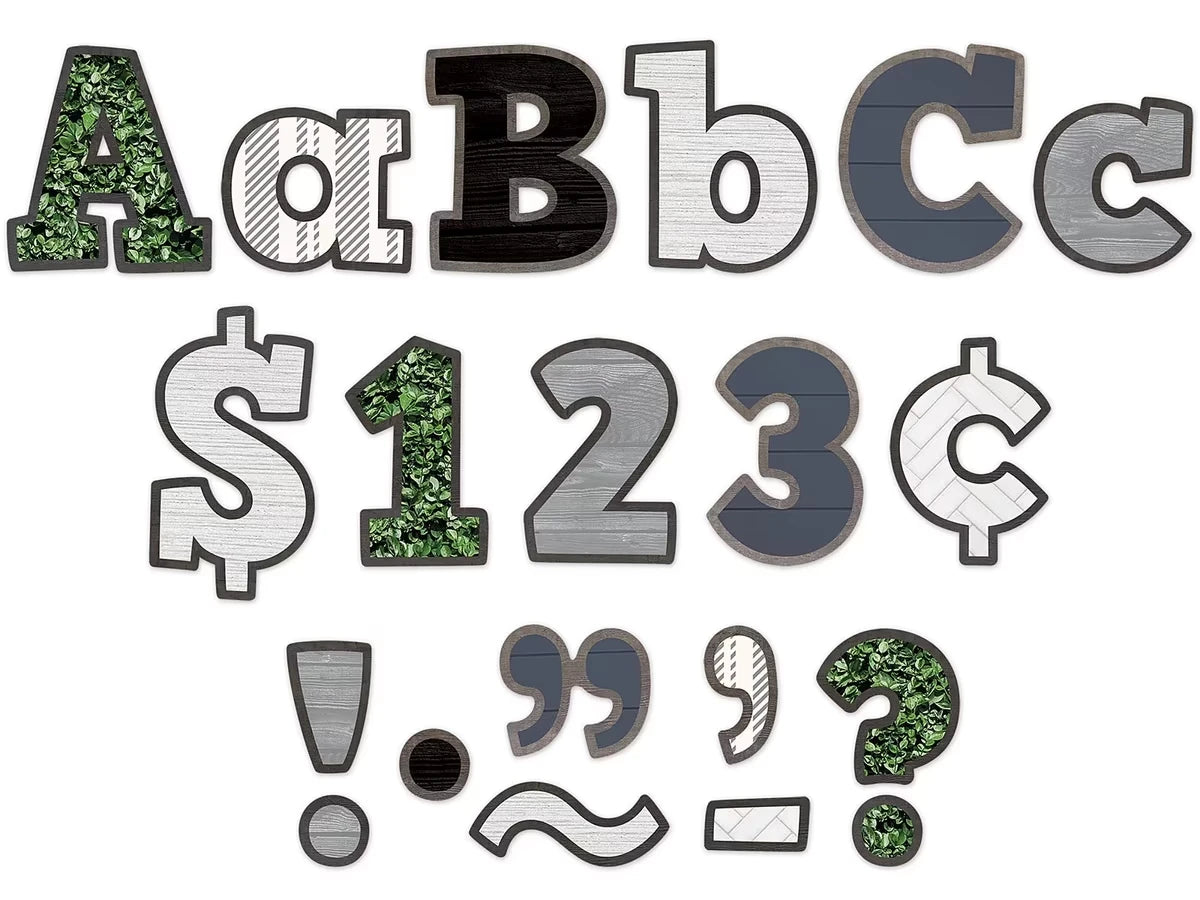 Modern Farmhouse 4" Punch-Out Letters - US 4897
