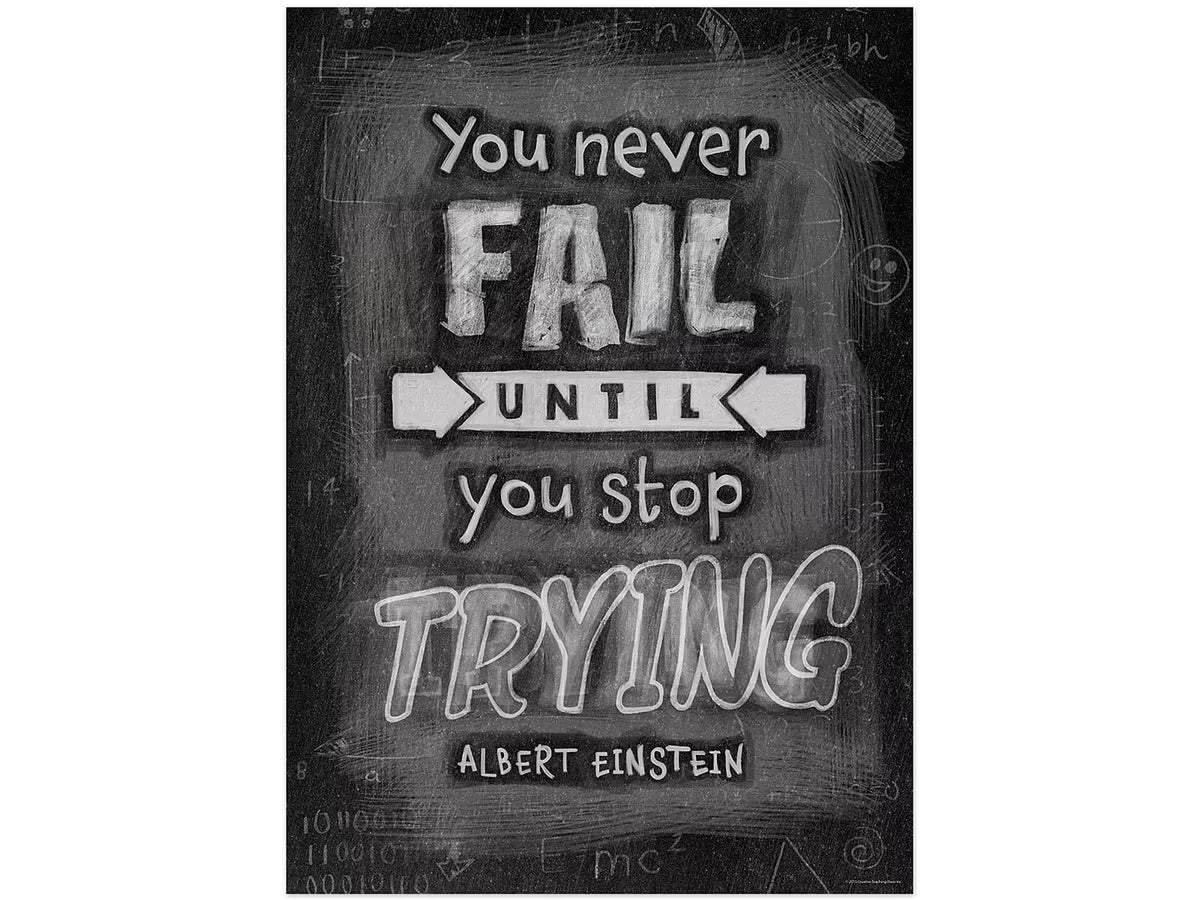 Chalk It Up! Never Fail Poster - US 9732