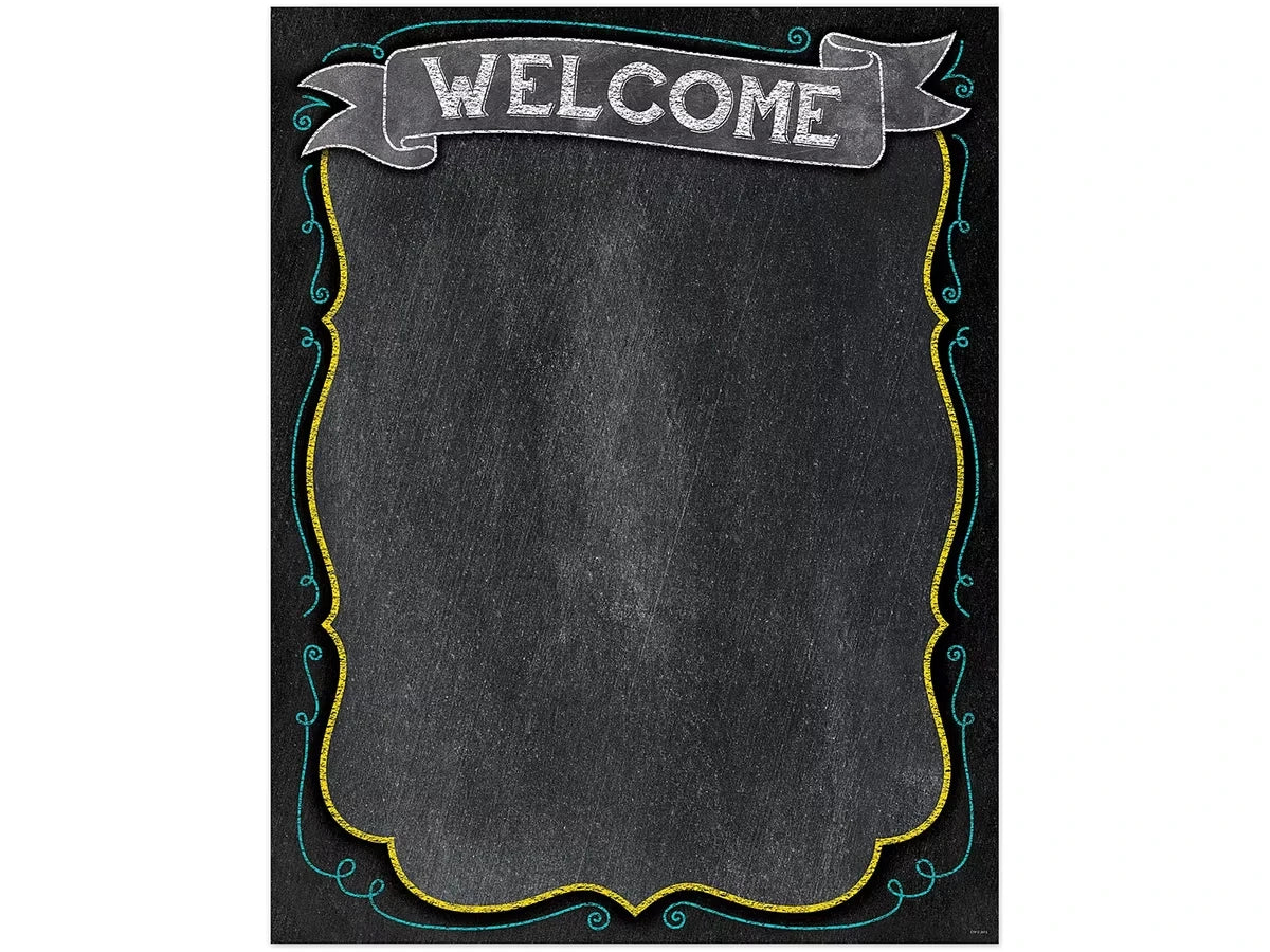 Chalk It Up! Welcome Poster - US 7393