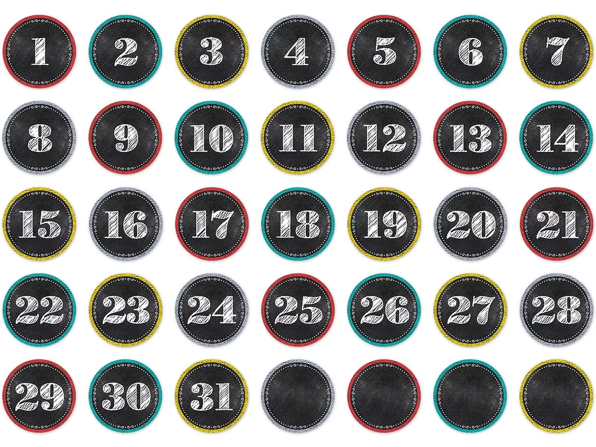 Chalk It Up! Calendar Mini Accents - US 9117
