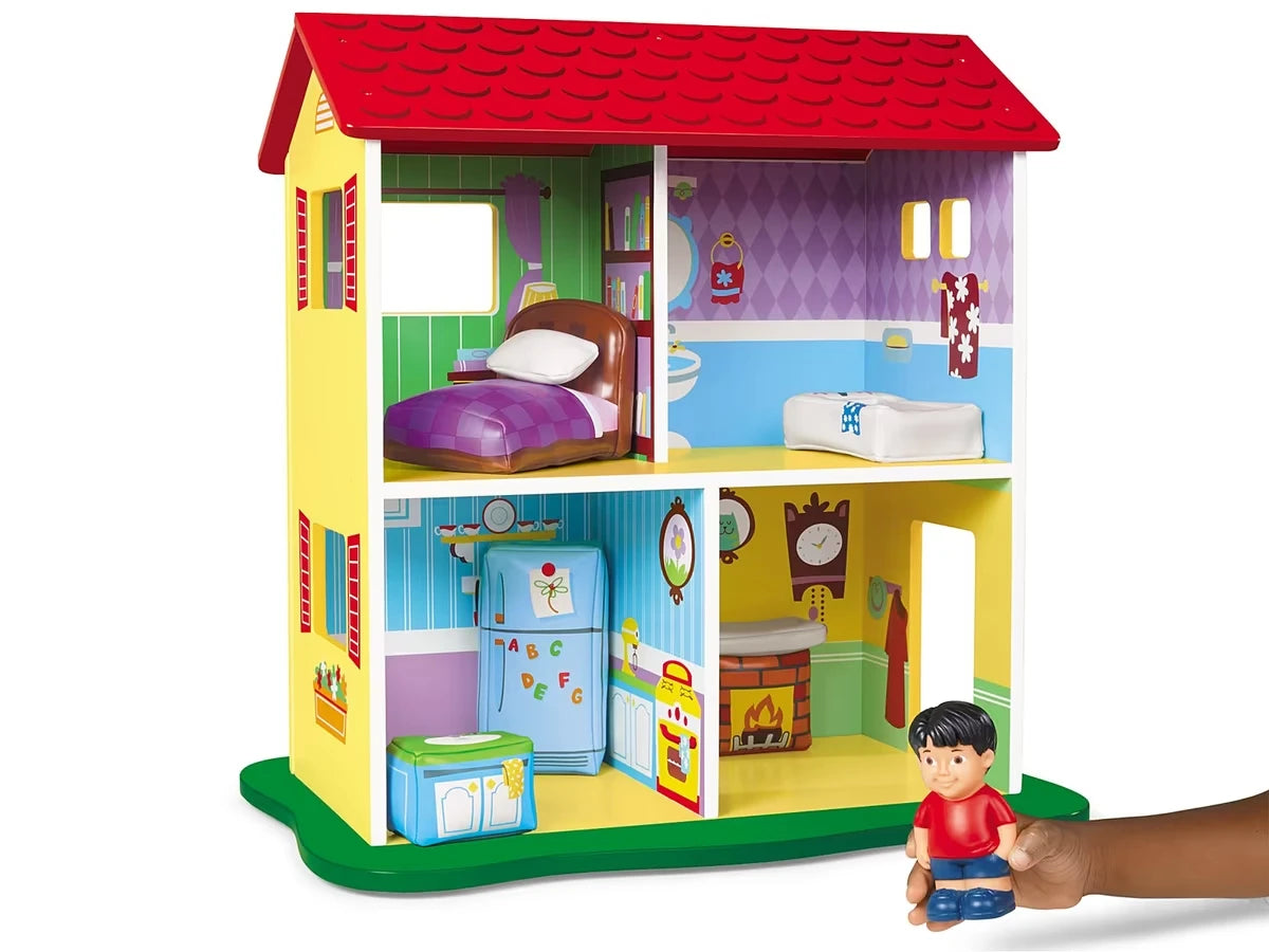 Toddler Dollhouse with Soft Furniture - US 2021
