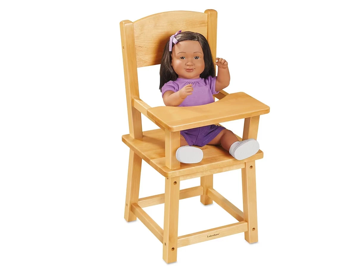 Lakeshore Hardwood Doll Highchair - US 6512