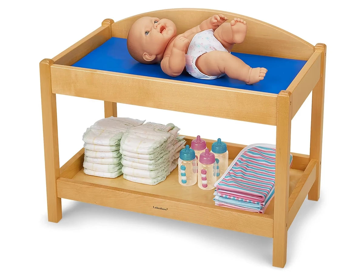 Lakeshore Hardwood Doll Changing Table - US 8377