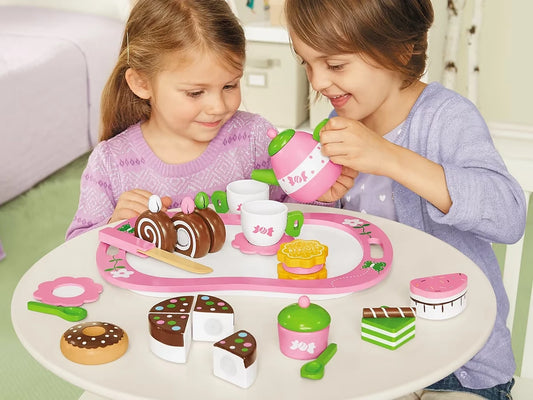 Classic Wooden Tea Set - US 5333