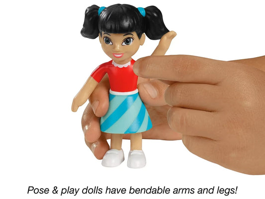 Lakeshore Pose & Play Dolls - Asian Family - US 6473