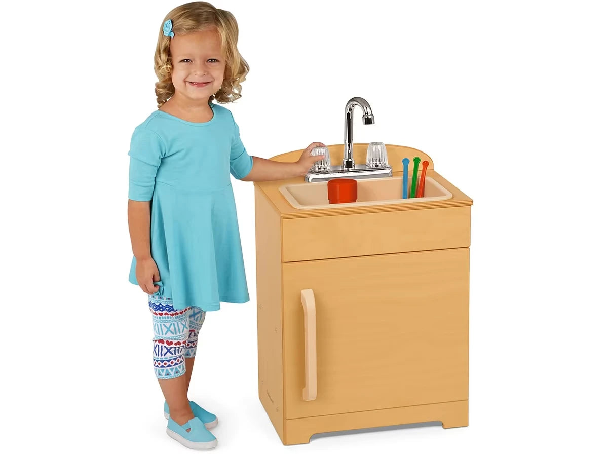 Toddler Hardwood Kitchen Sink - US 6489