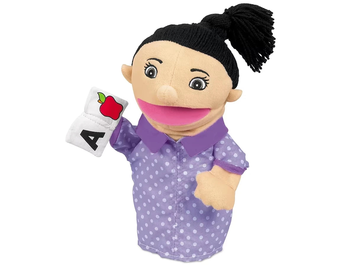 Let’s Talk! Teacher Community Helper Puppet - US 3053