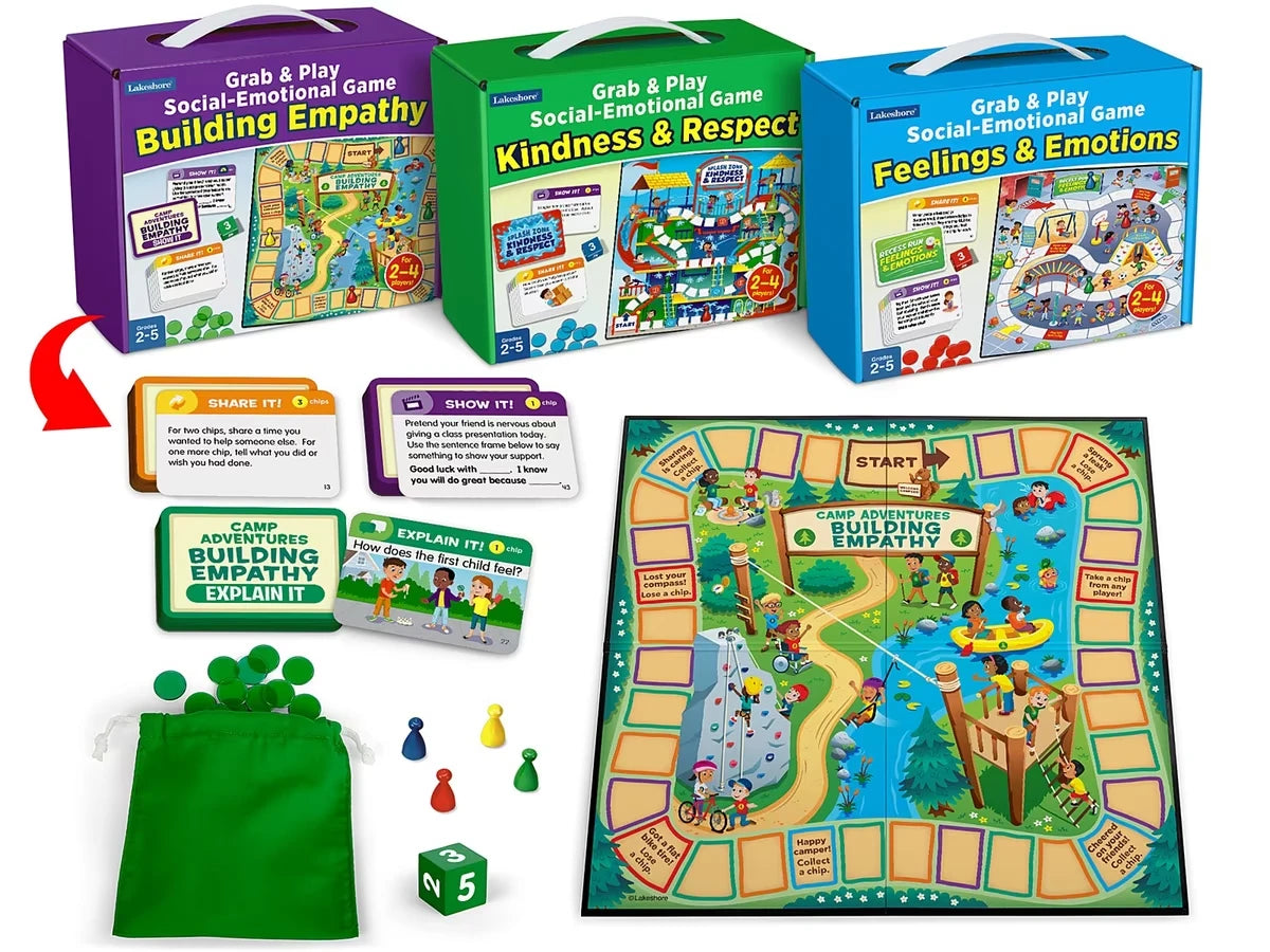 Grab & Play Social-Emotional Games - Complete Set - US 2986