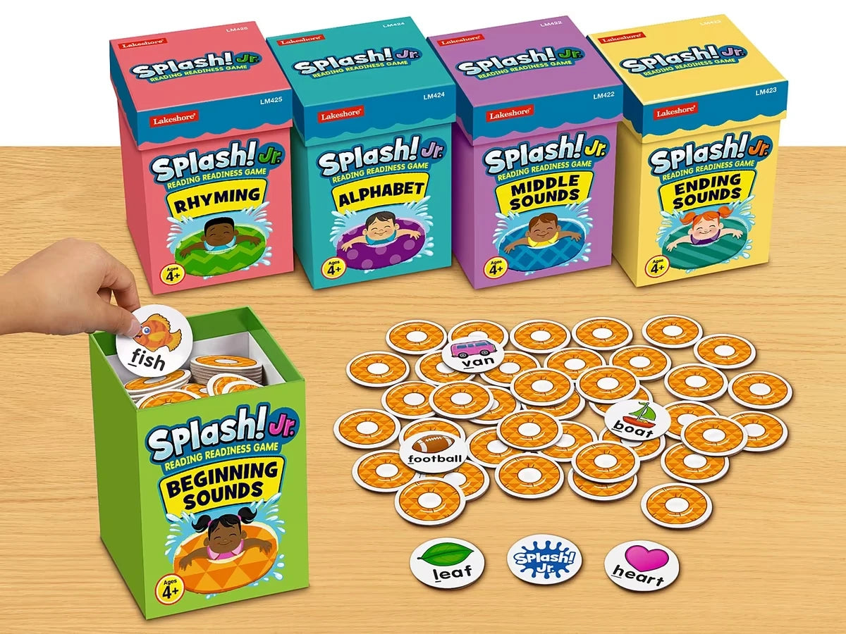 Splash! Jr. Reading Readiness Games - Set of 5 - US 5340