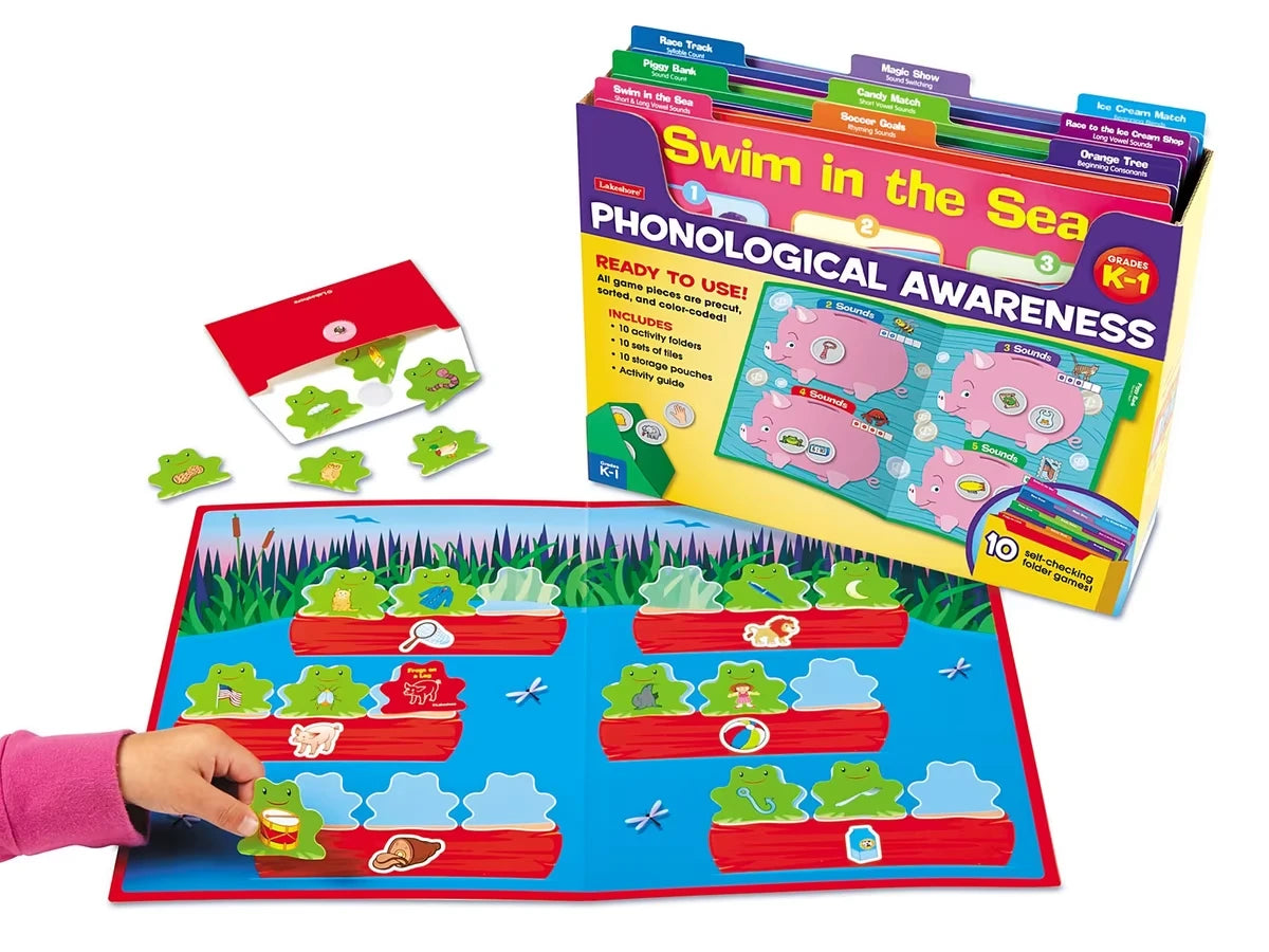 Phonological Awareness Folder Game Library - K-Gr. 1 - US 3463