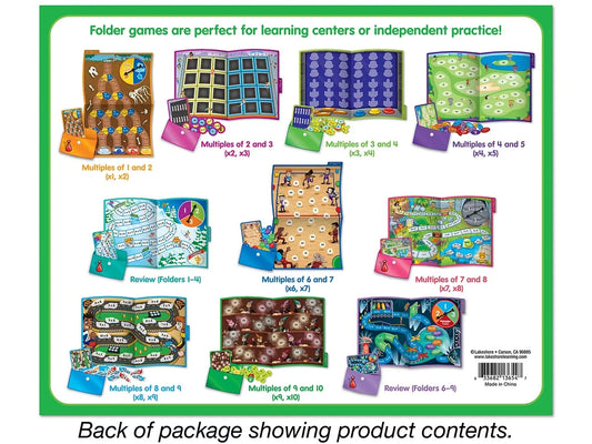 Multiplication Facts Folder Game Library - Gr. 3-5 - US 9566