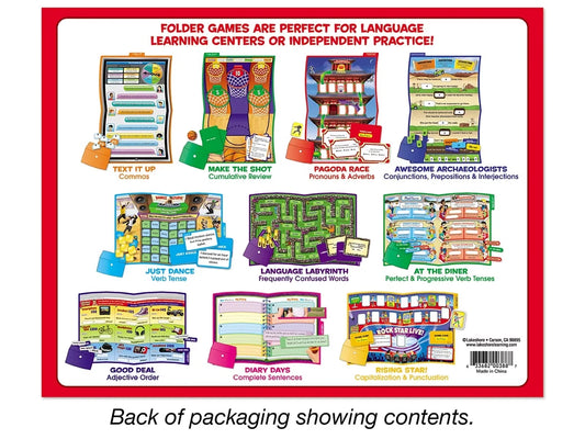 Grammar & Writing Folder Game Library - Gr. 4-5 - US 8051