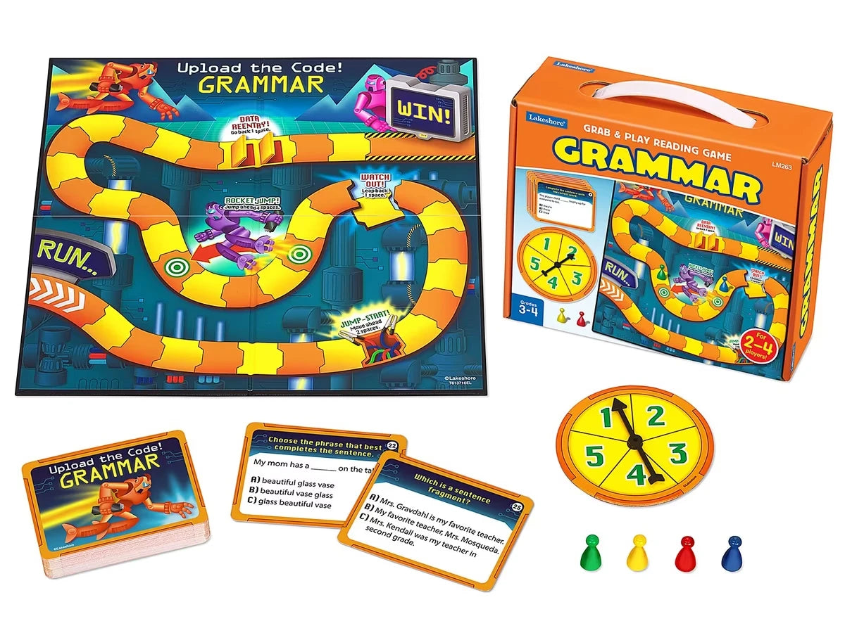 Grammar Grab & Play Game - Gr. 3-4 - US 6514