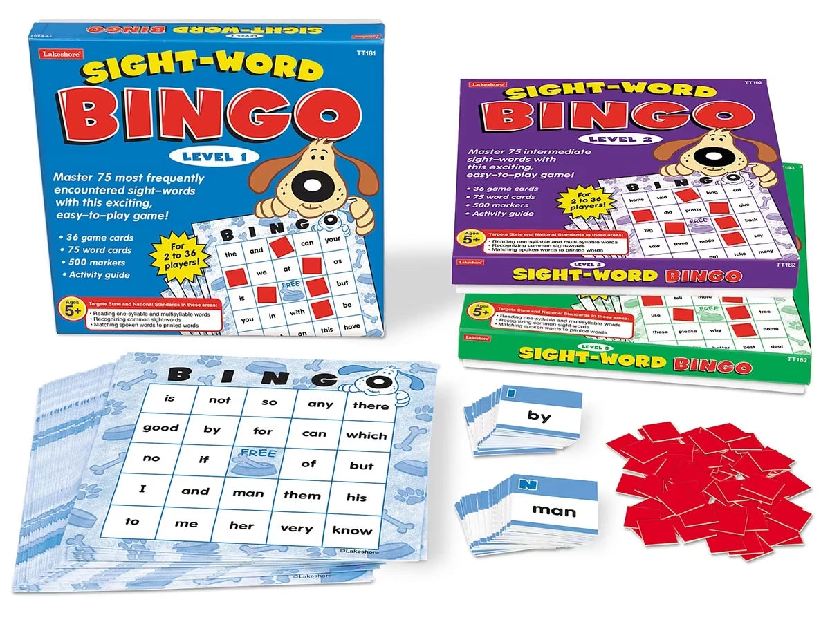 Sight-Word Bingo Library - US 8035
