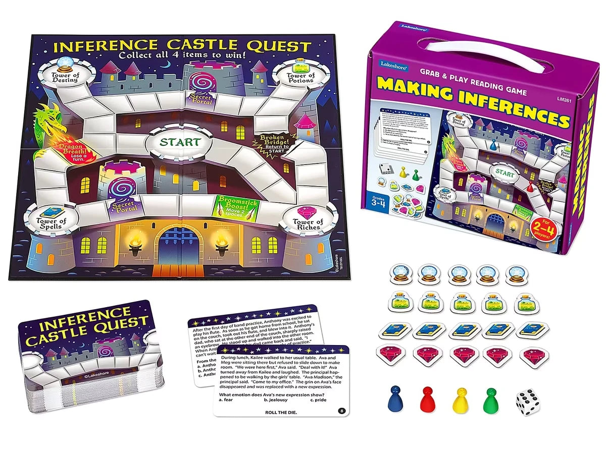 Making Inferences Grab & Play Game - Gr. 3-4 - US 9888