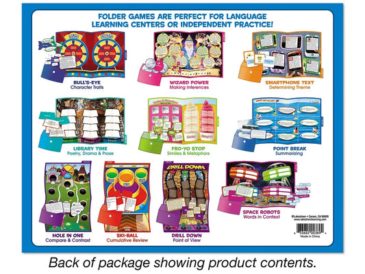 Reading Literature Folder Game Library - Gr. 4-5 - US 2247