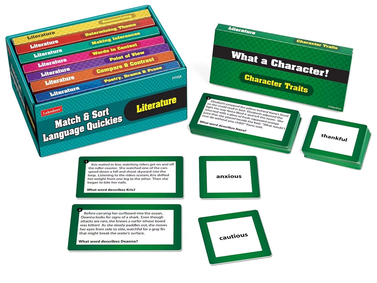 Match & Sort Literature Quickies - Gr. 4-5 - US 5826