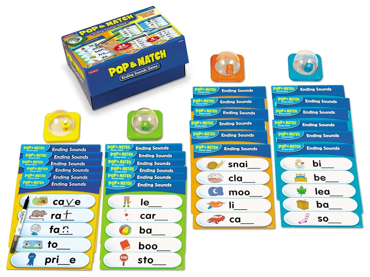 Pop & Match Ending Sounds Game Box - US 7734
