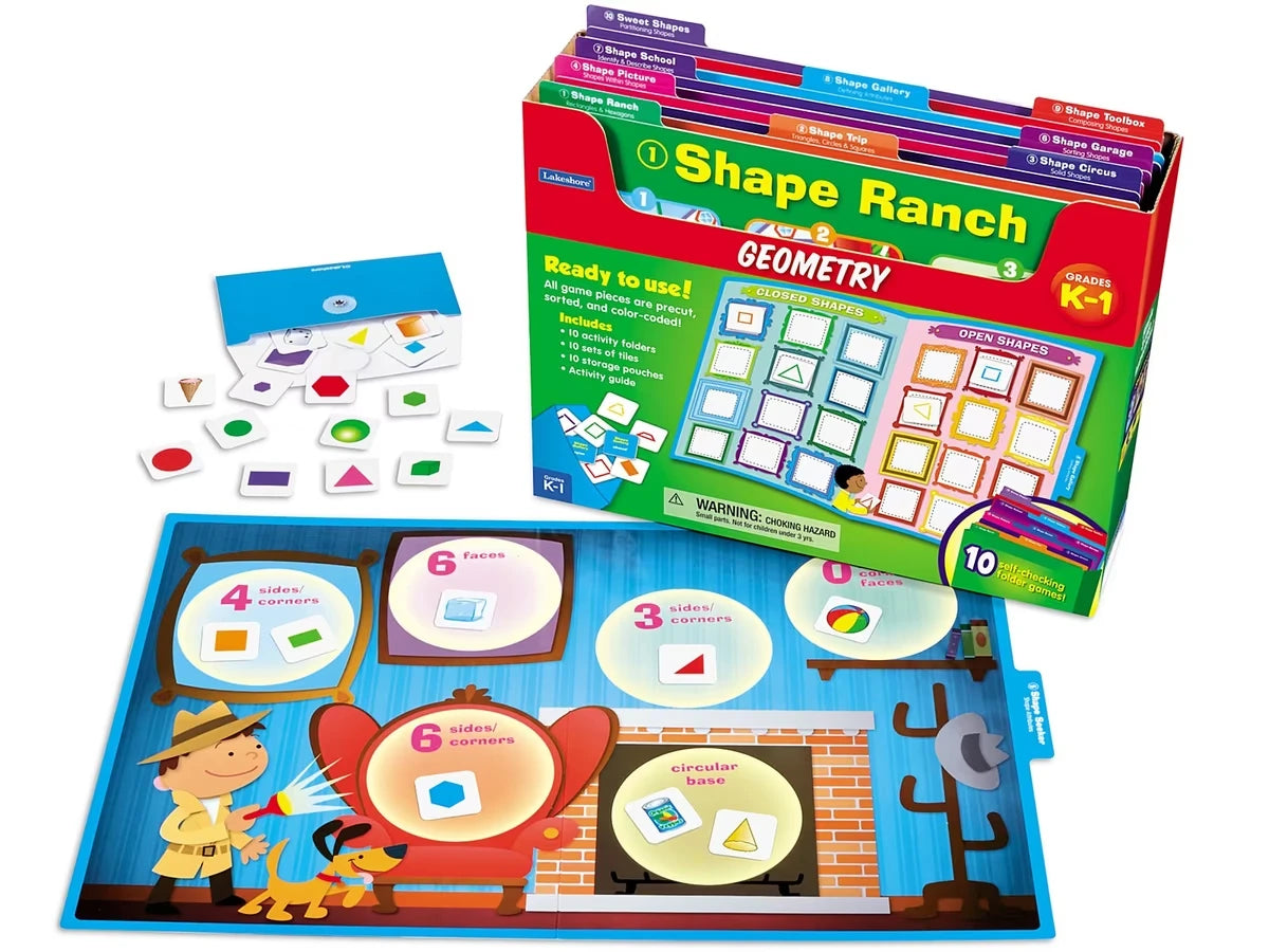 Geometry Folder Game Library - K-Gr. 1 - US 1835