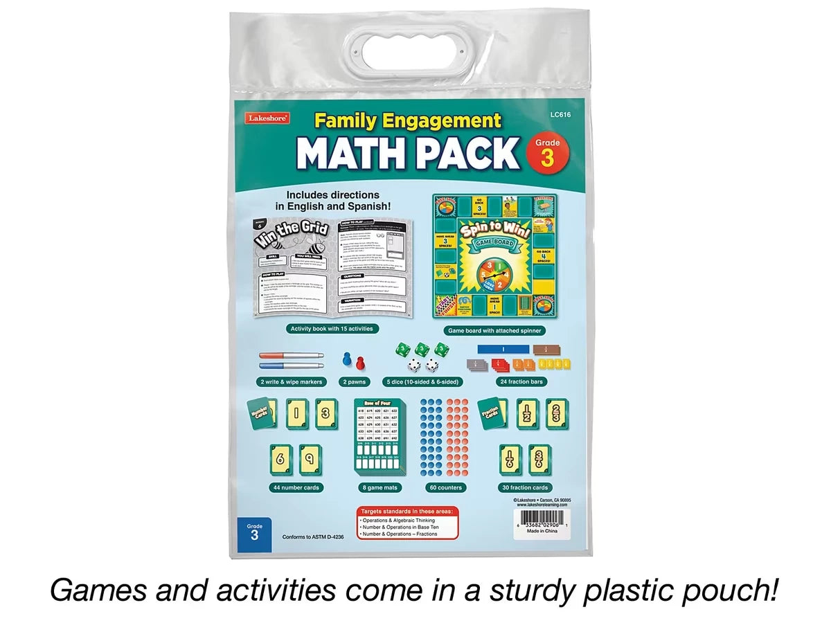 Family Engagement Math Pack - Gr. 3 - US 5800