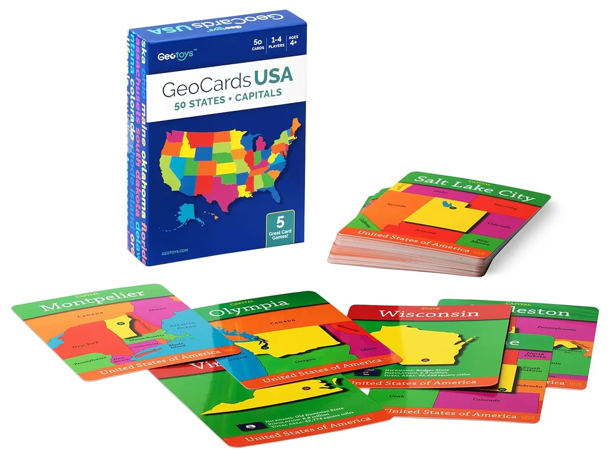 U.S.A. GeoCard Game - US 6534