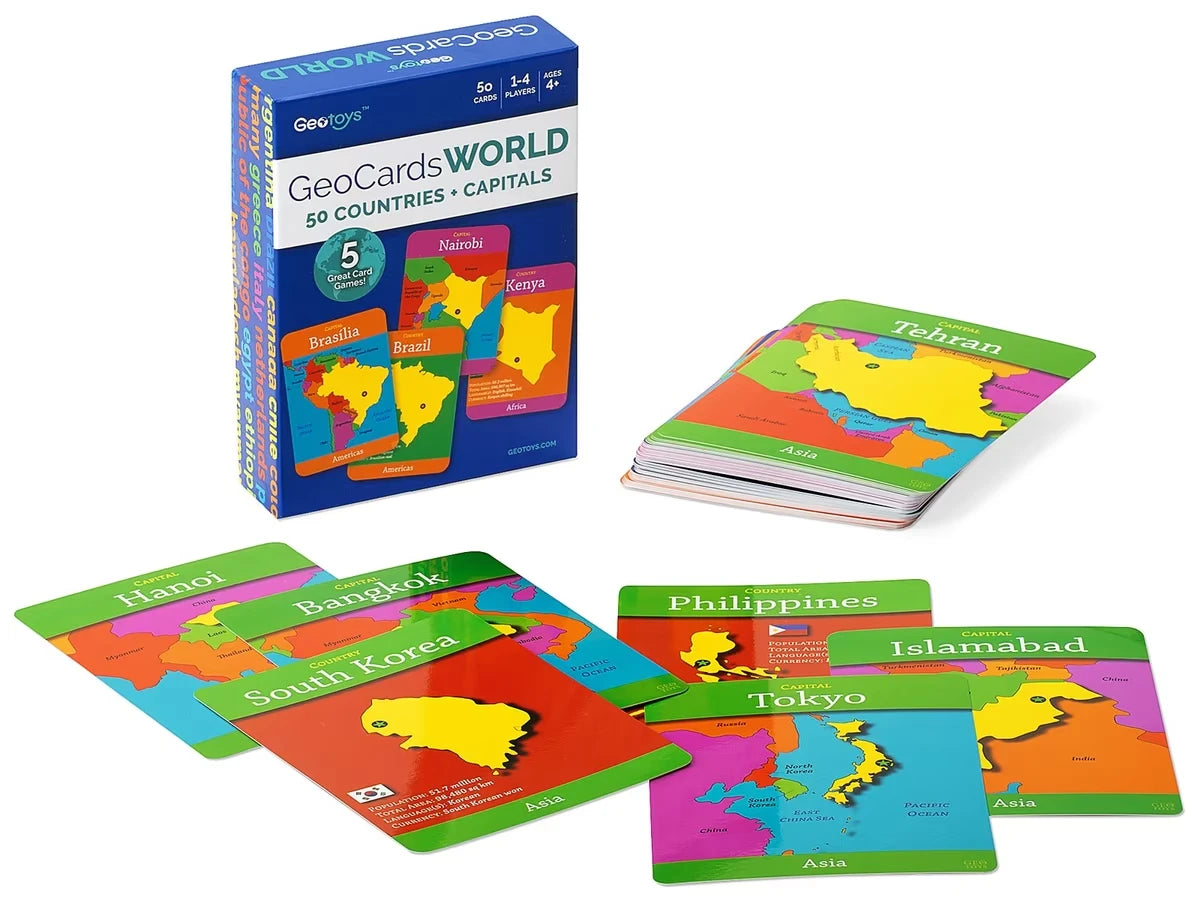 World GeoCard Game - US 1993