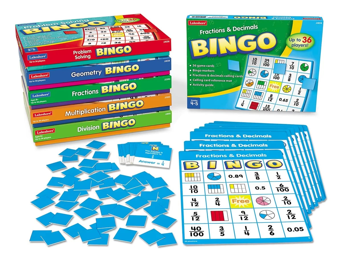 Math Bingo Library - US 6407