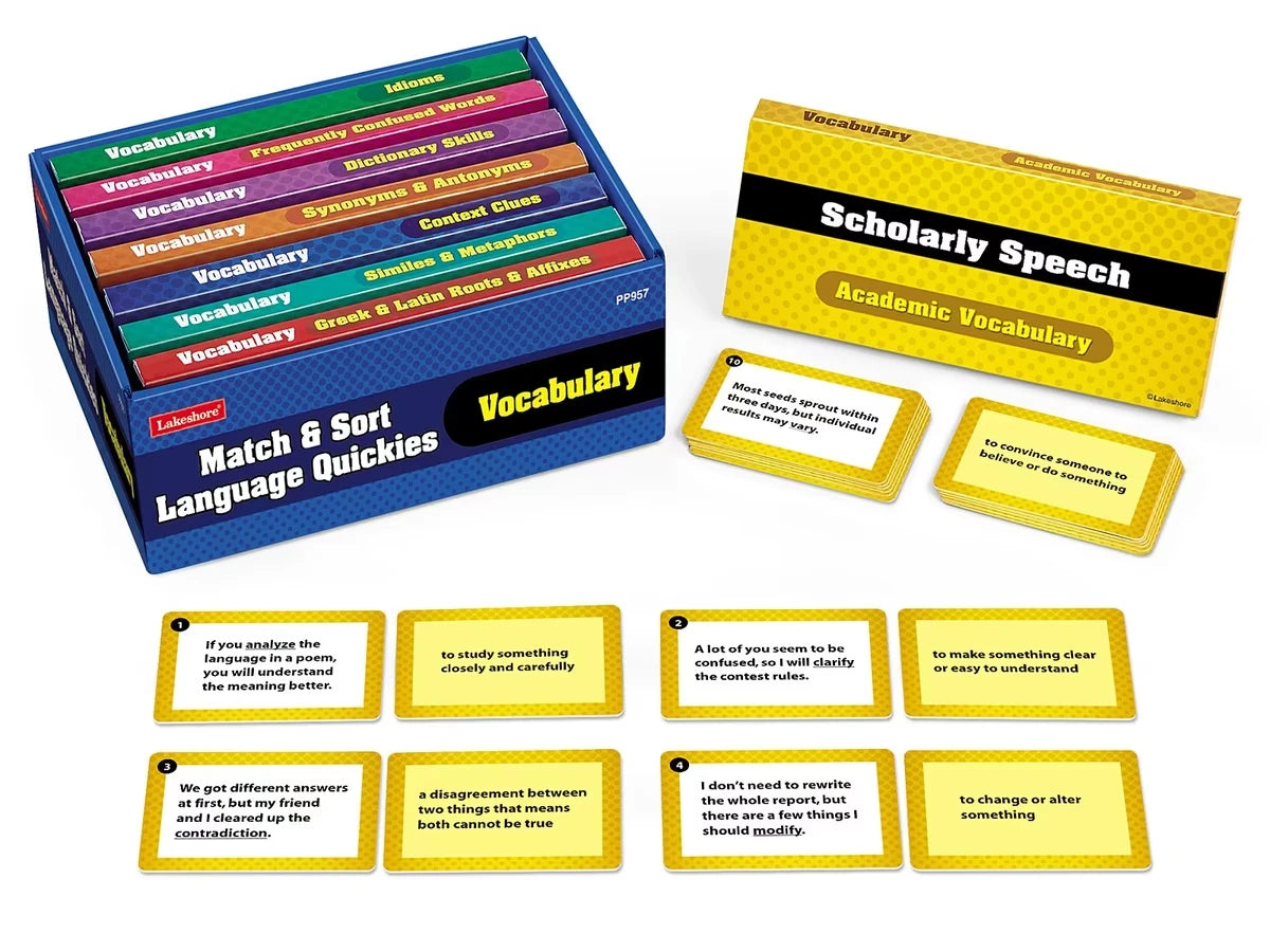 Match & Sort Vocabulary Quickies - Gr. 4-5 - US 4265