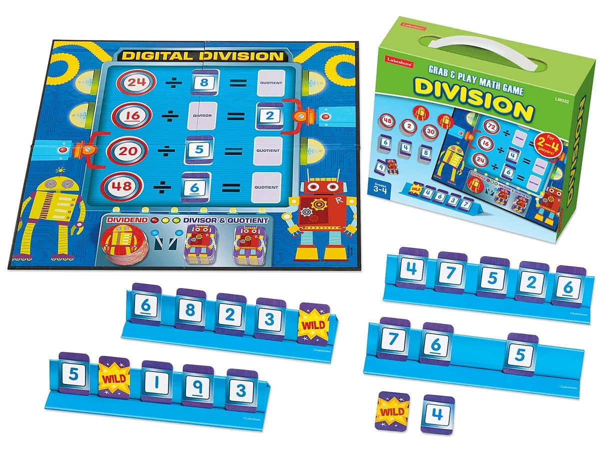 Division Grab & Play Game - Gr. 3-4 - US 8237