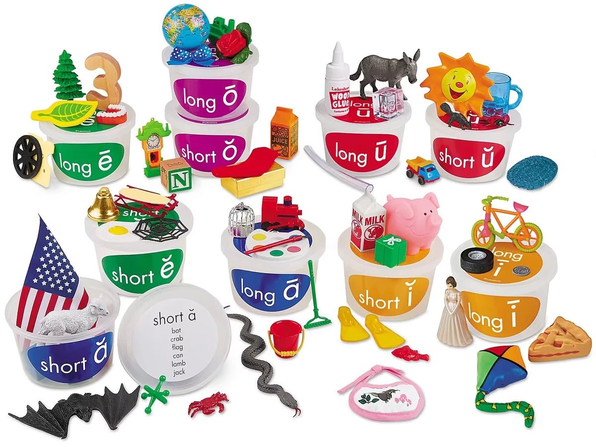Vowel Teaching Tubs - US 4313