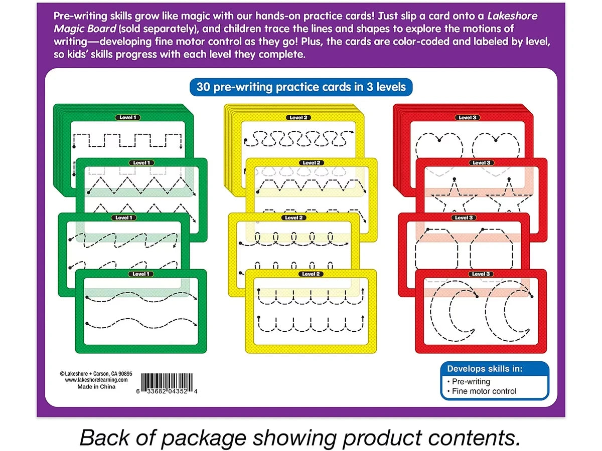 Magic Board Pre-Writing Practice Cards - US 8027