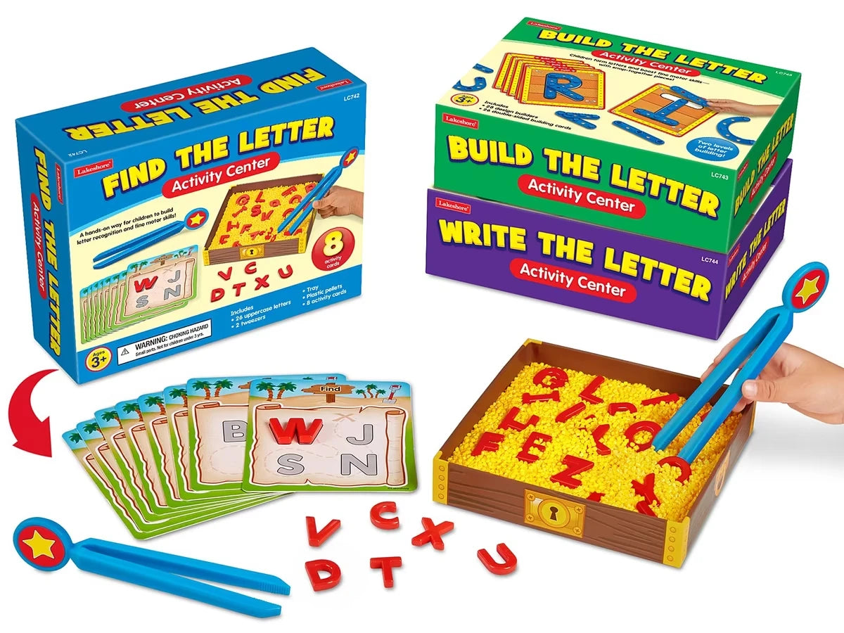 Learning Letters Activity Centers - Complete Set - US 8740